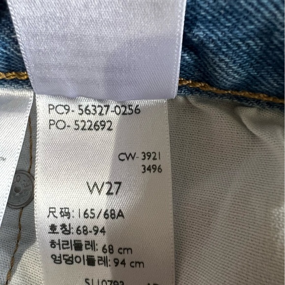 Levi’s 501 cut off jean shorts in classic blue denim size 27 excellent condition - Picture 12 of 12